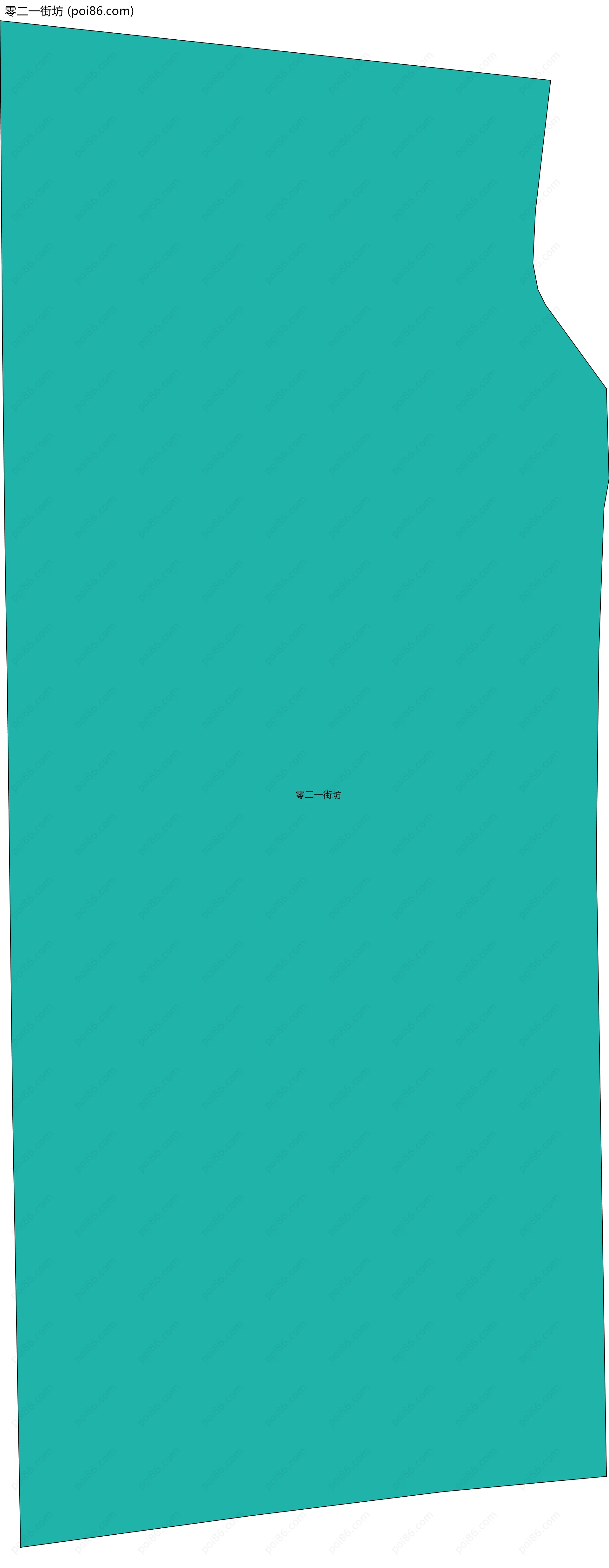 零二一街坊边界地图