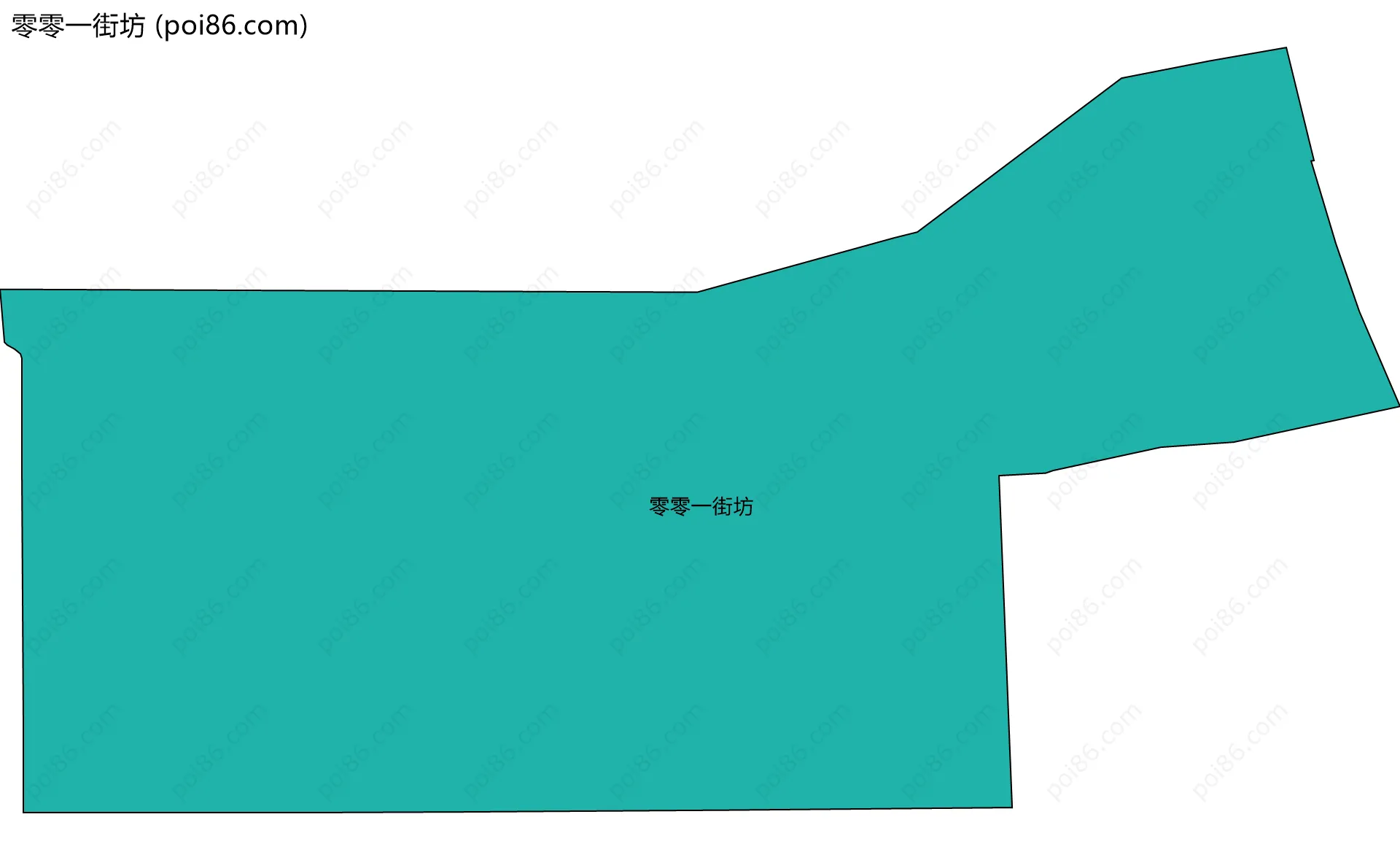 零零一街坊边界地图