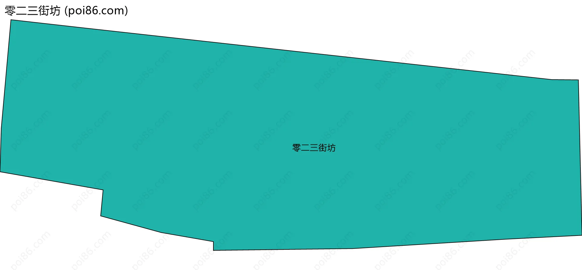 零二三街坊边界地图