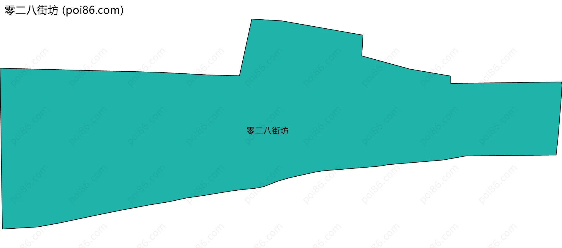 零二八街坊边界地图