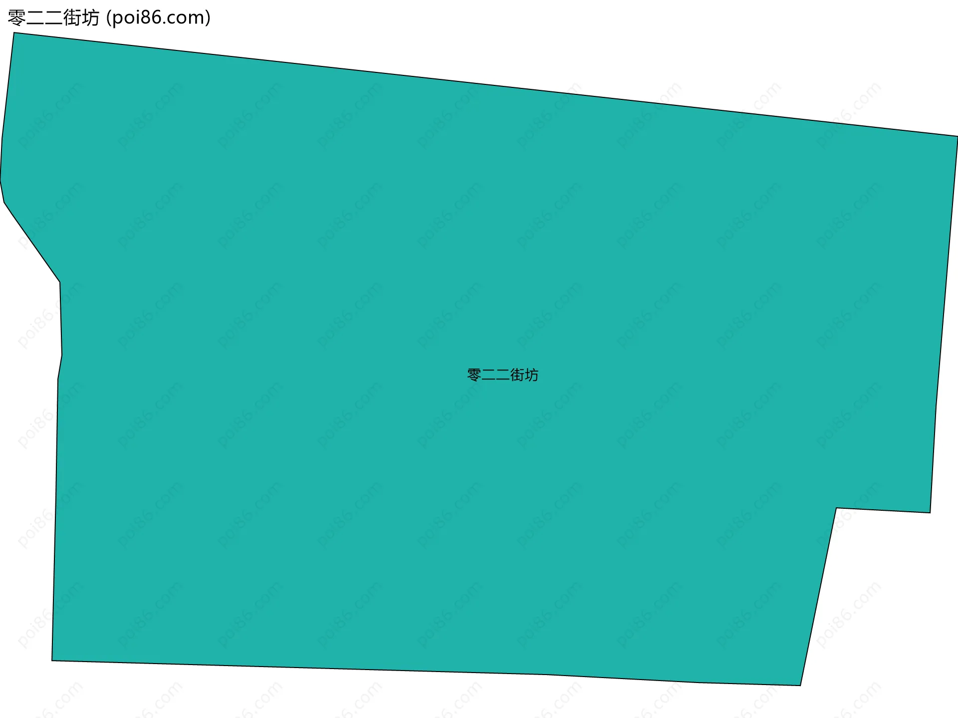 零二二街坊边界地图