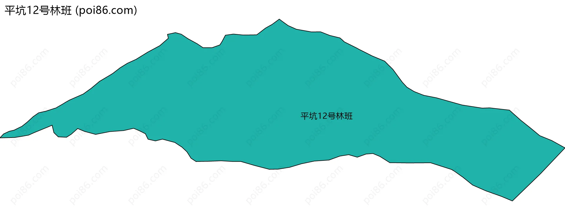 平坑12号林班边界地图