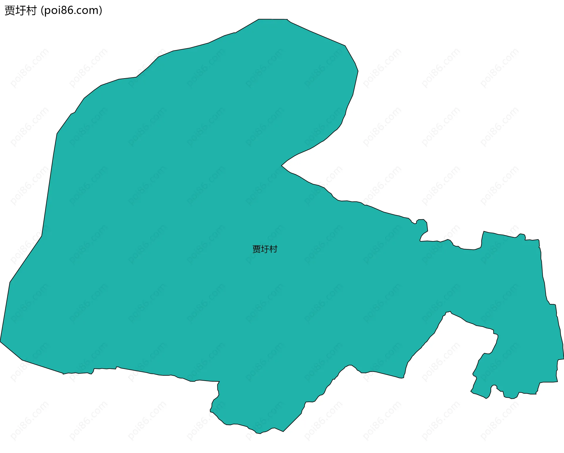 贾圩村边界地图