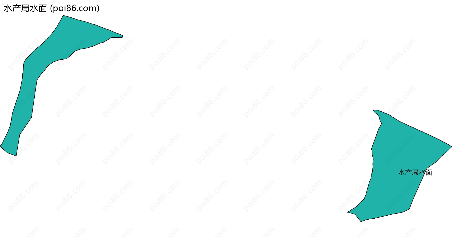 水产局水面边界地图