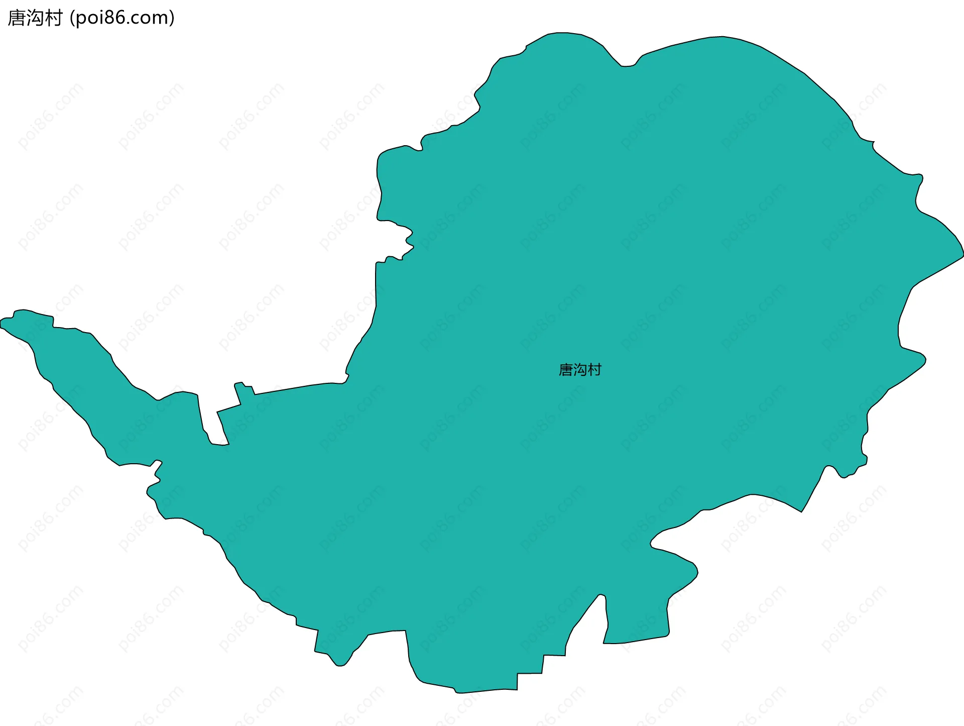 唐沟村边界地图