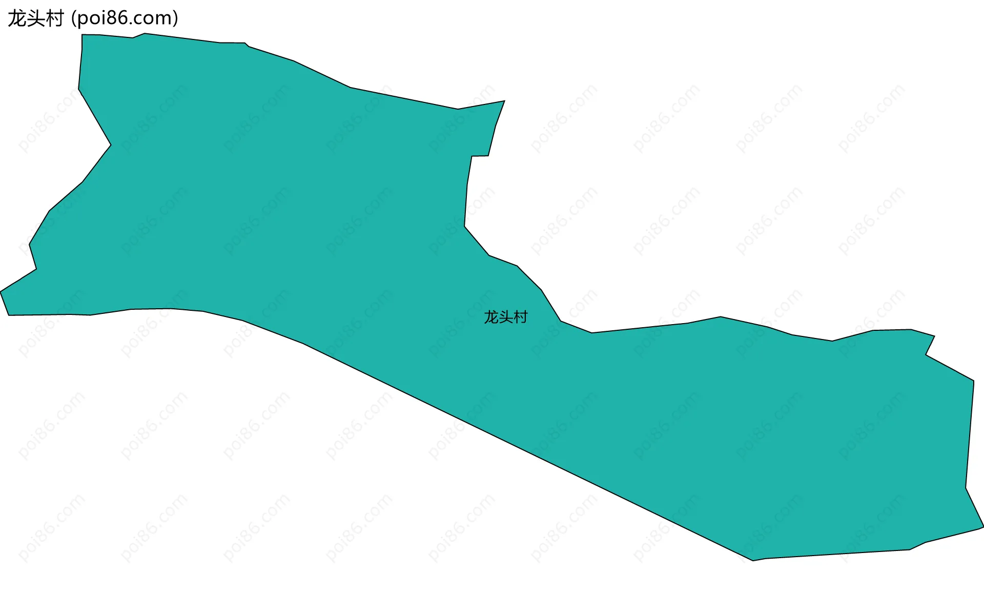 龙头村边界地图