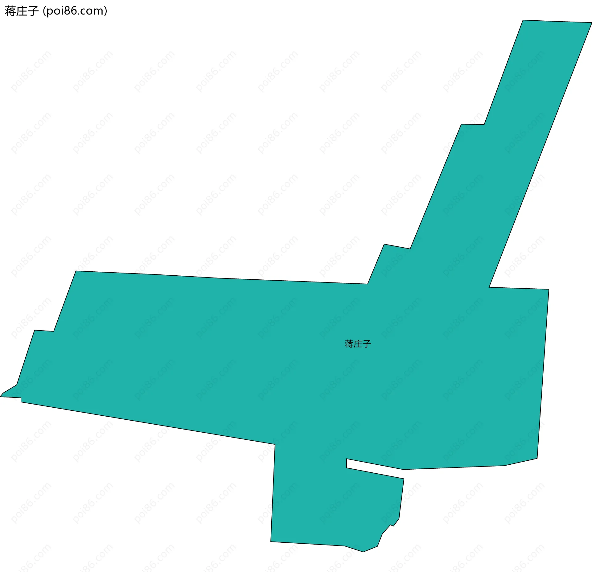 蒋庄子边界地图