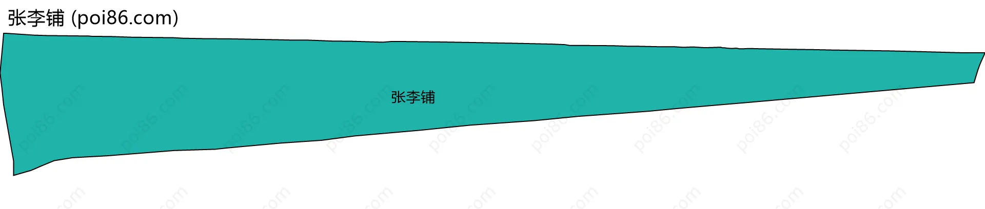 张李铺边界地图