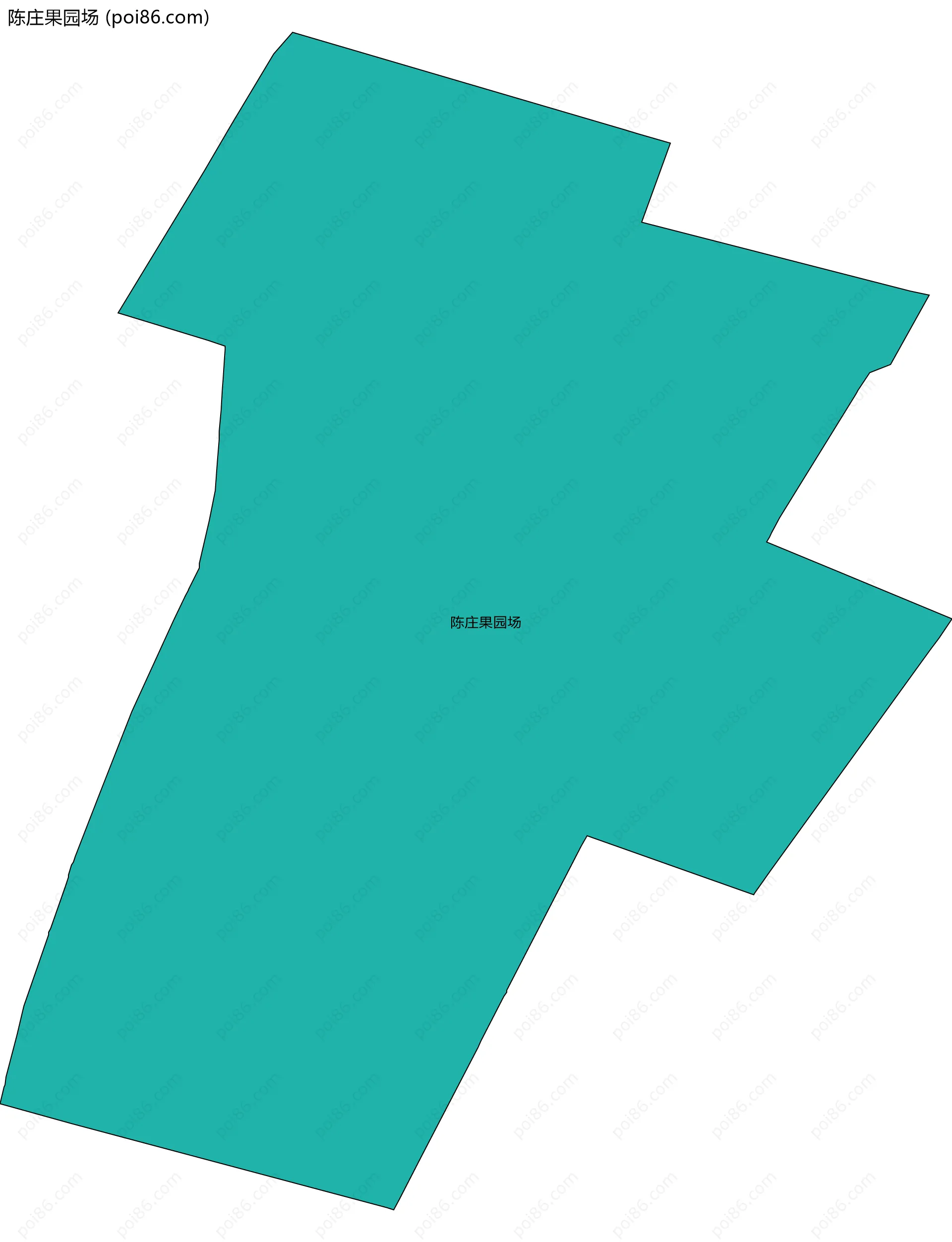 陈庄果园场边界地图