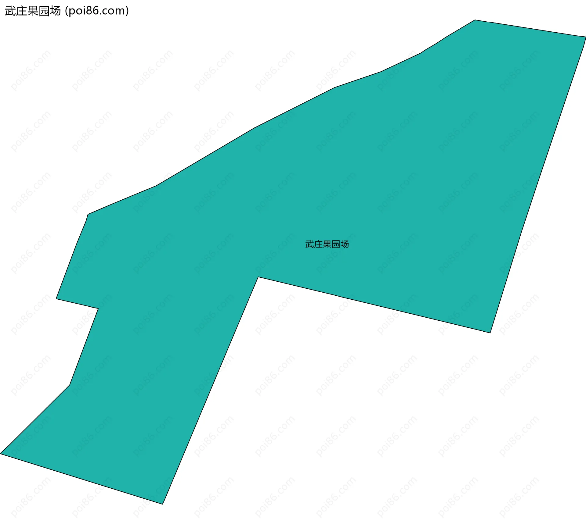 武庄果园场边界地图