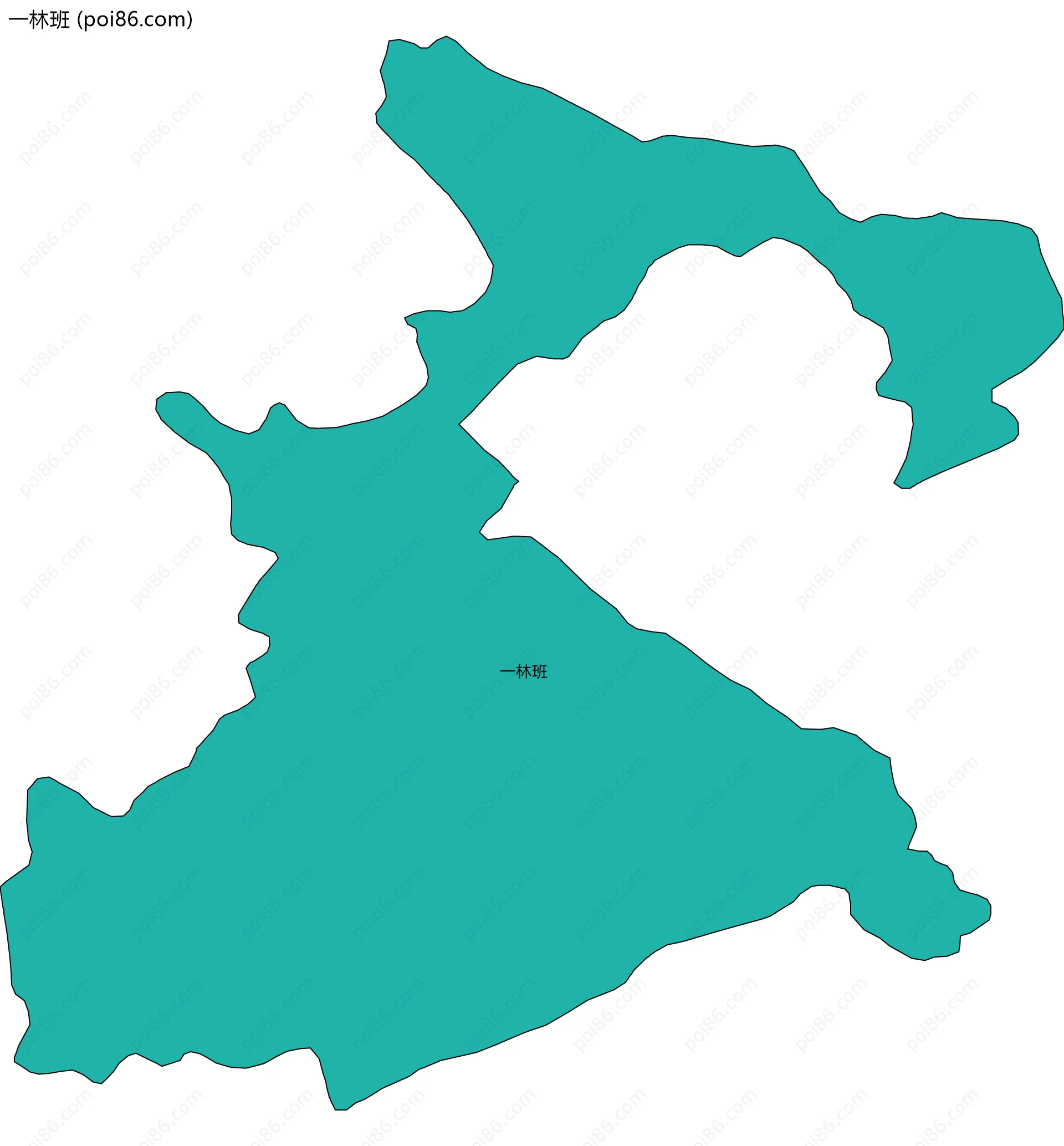 一林班边界地图