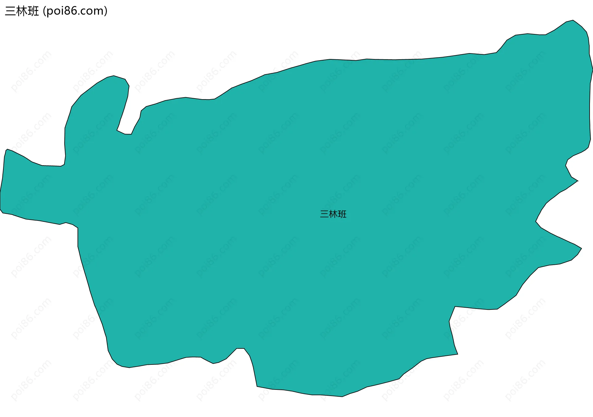 三林班边界地图