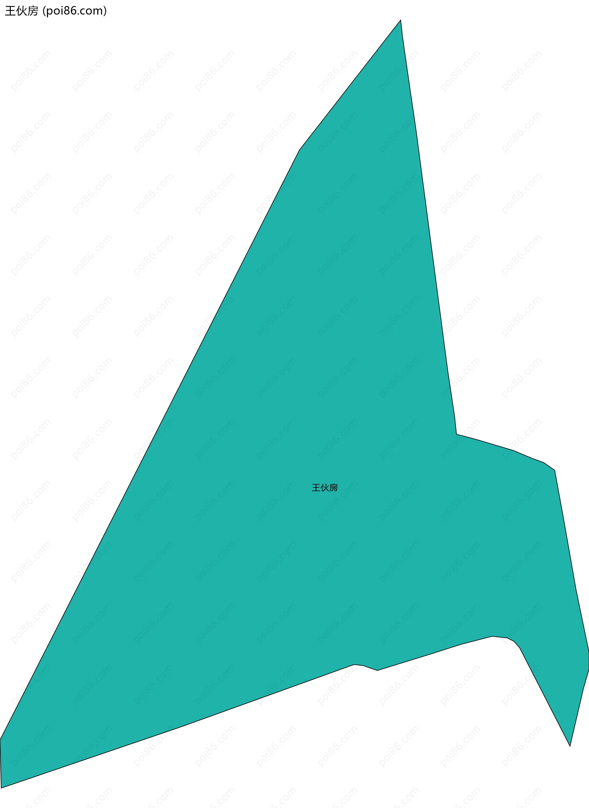 王伙房边界地图