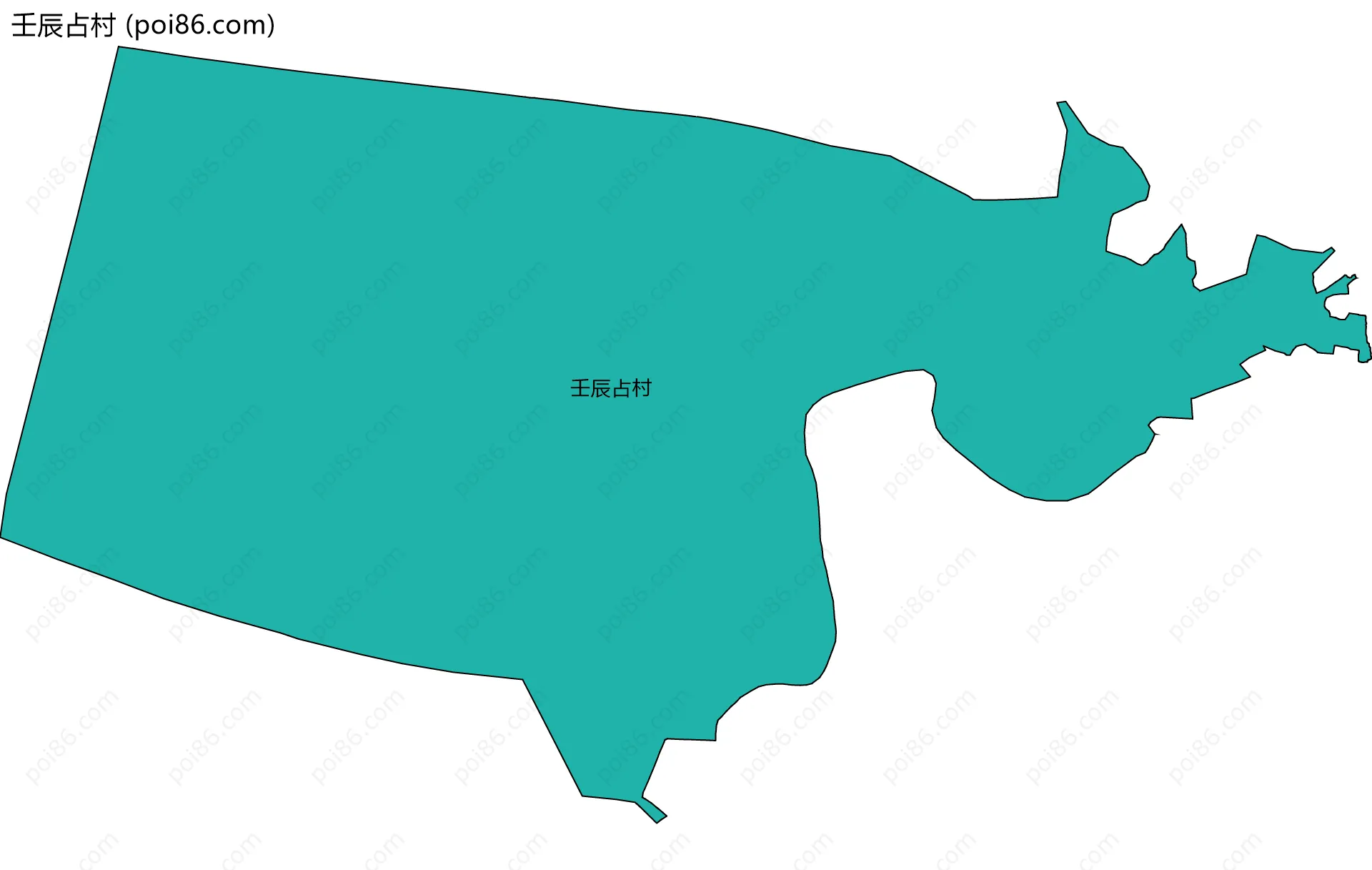 壬辰占村边界地图