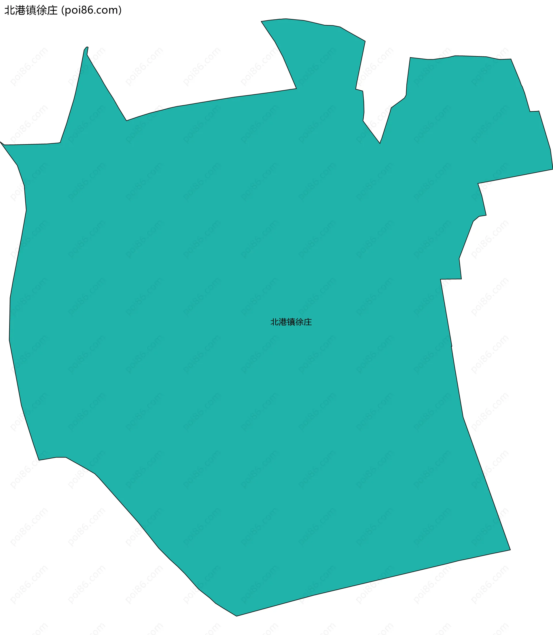 北港镇徐庄边界地图