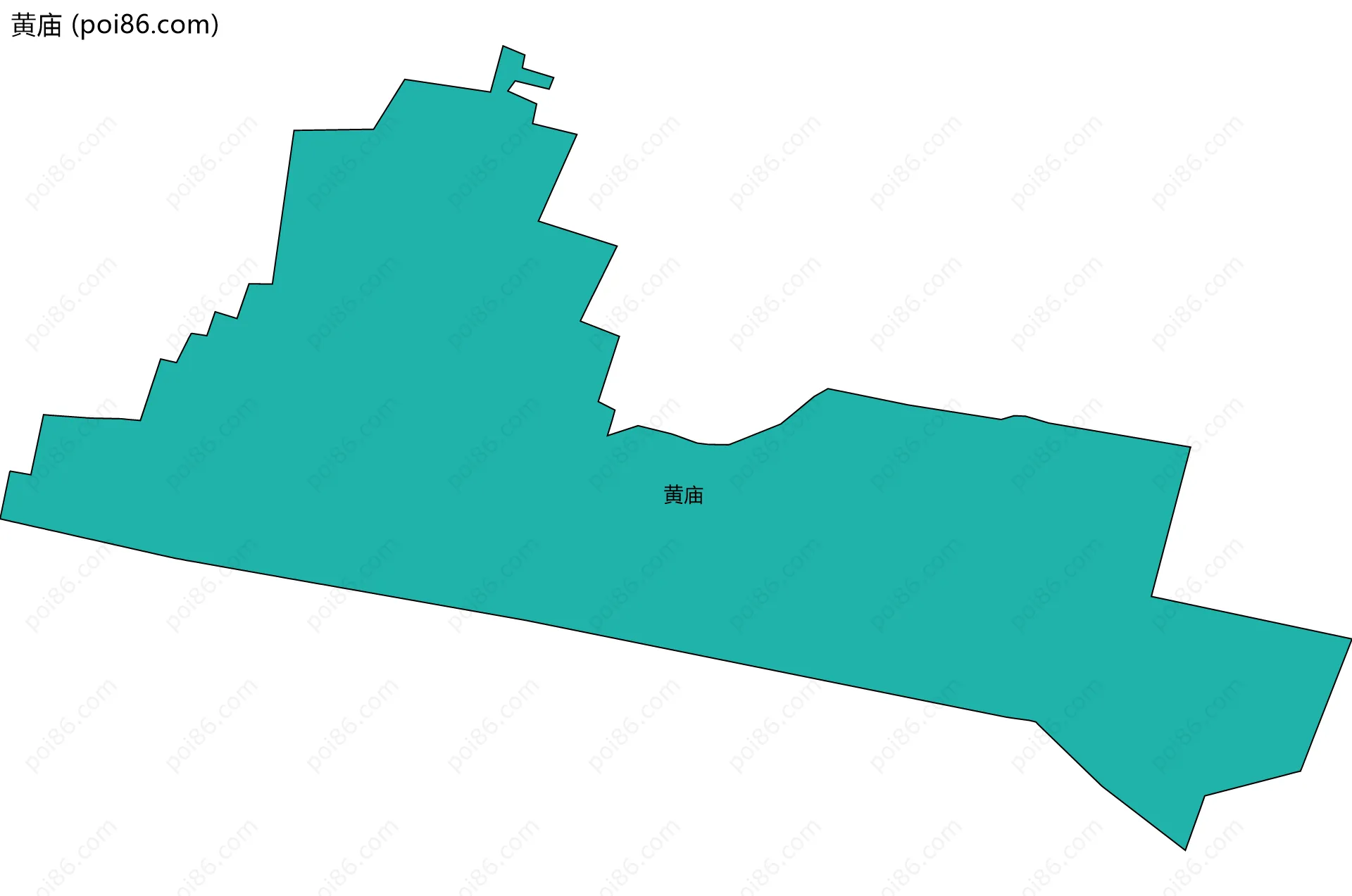 黄庙边界地图