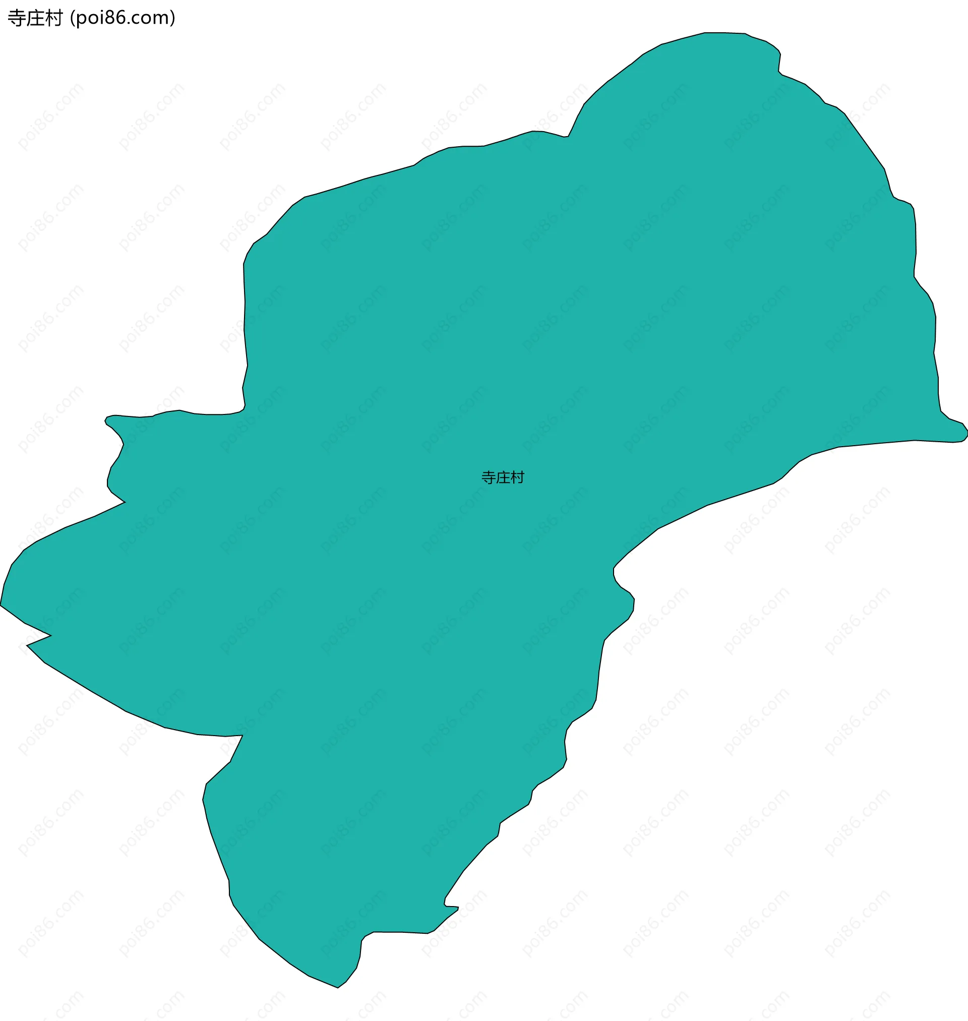 寺庄村边界地图
