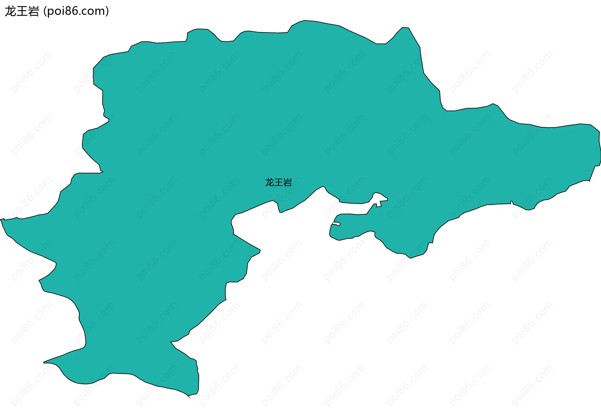 龙王岩边界地图