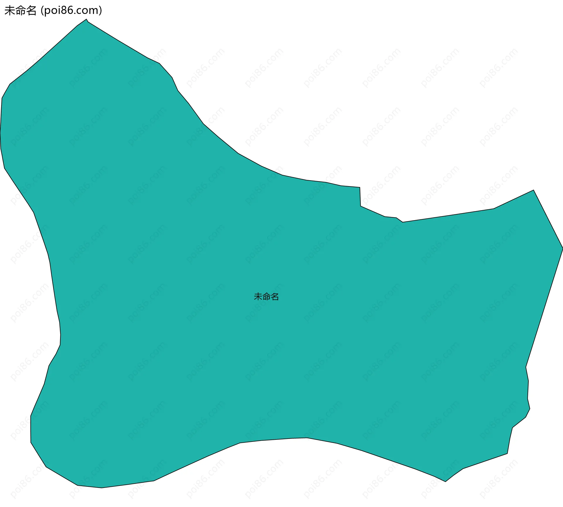 未命名边界地图