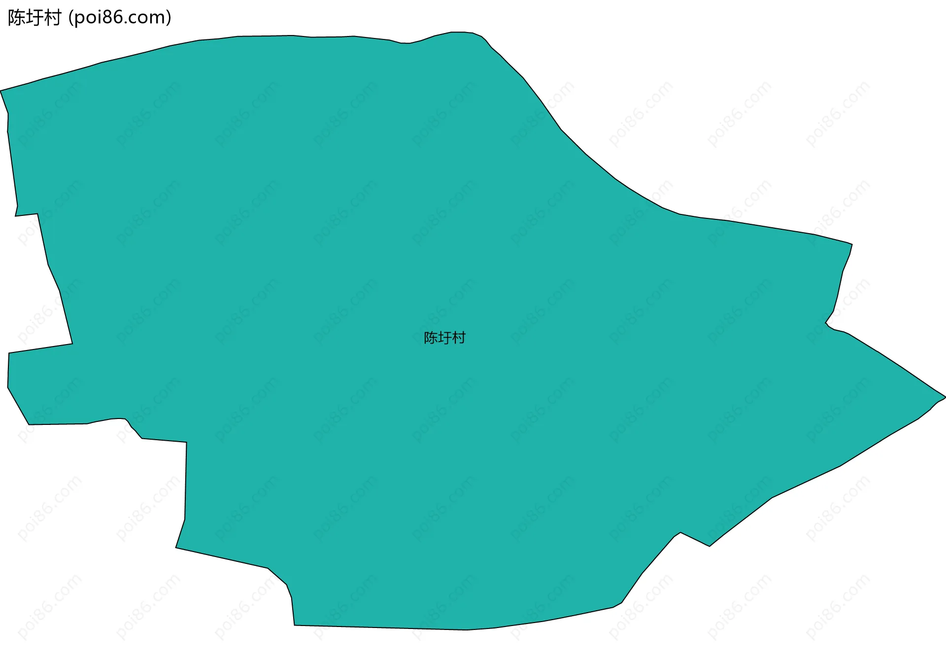 陈圩村边界地图