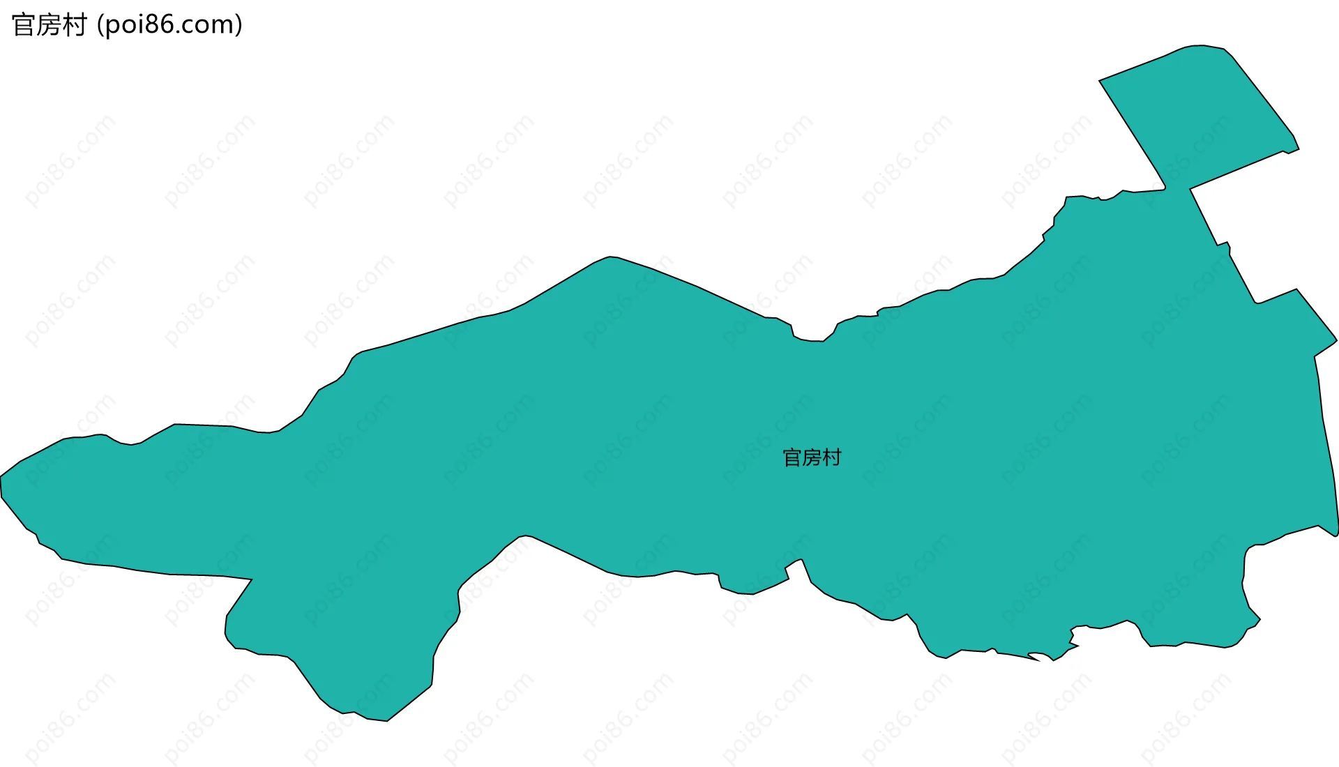 官房村边界地图