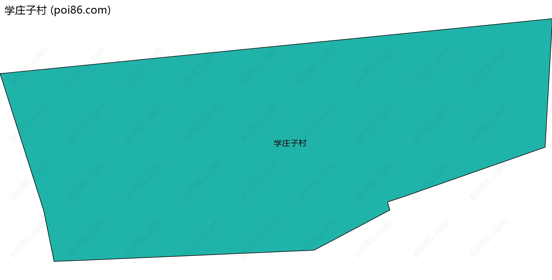 学庄子村边界地图