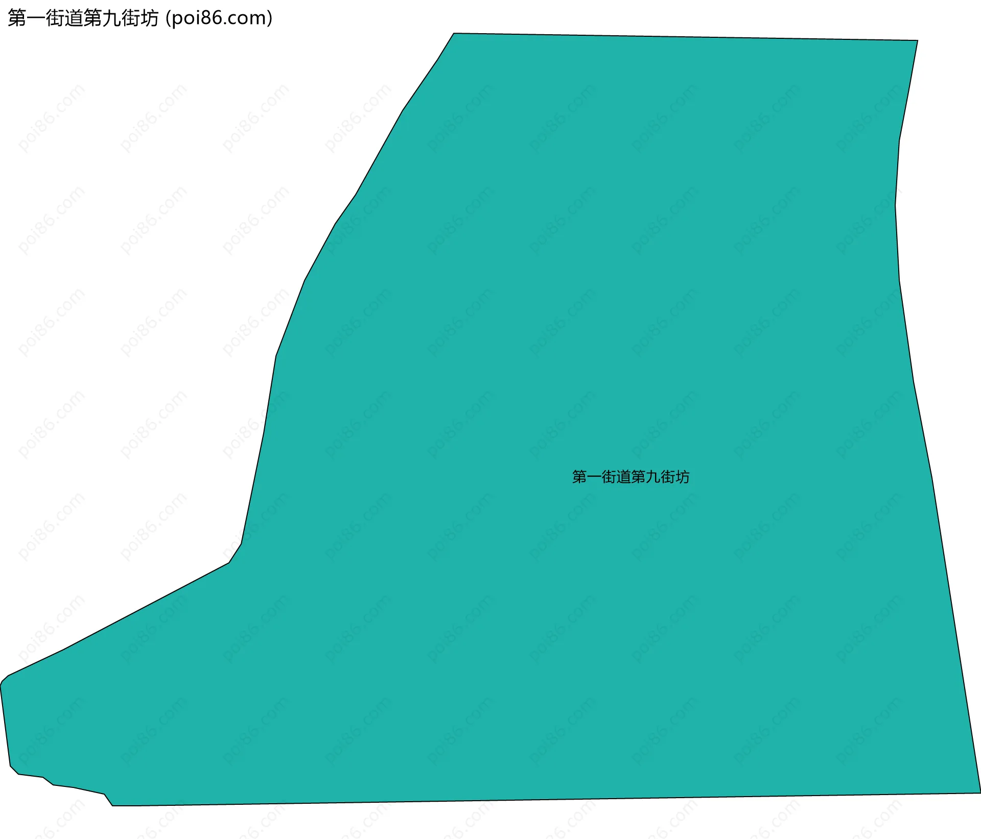 第一街道第九街坊边界地图