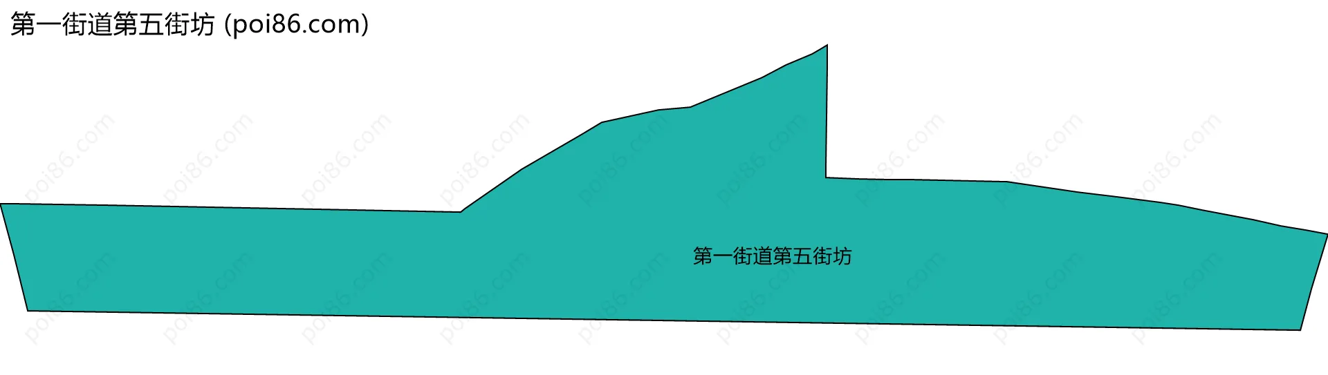 第一街道第五街坊边界地图