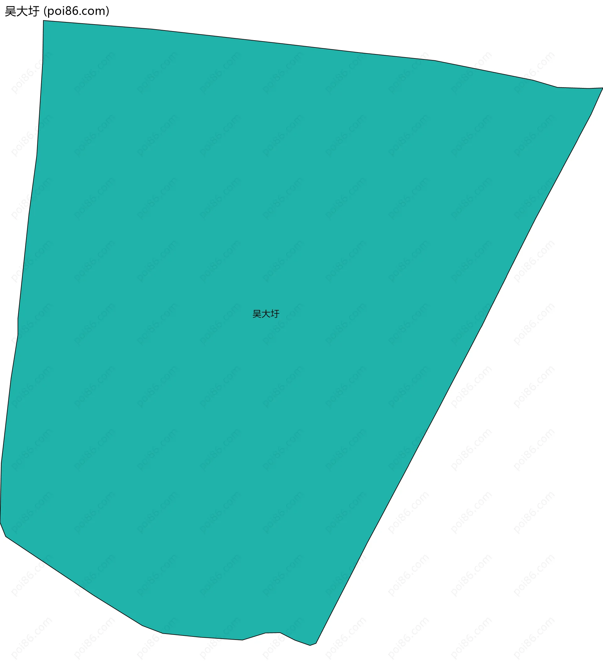 吴大圩边界地图