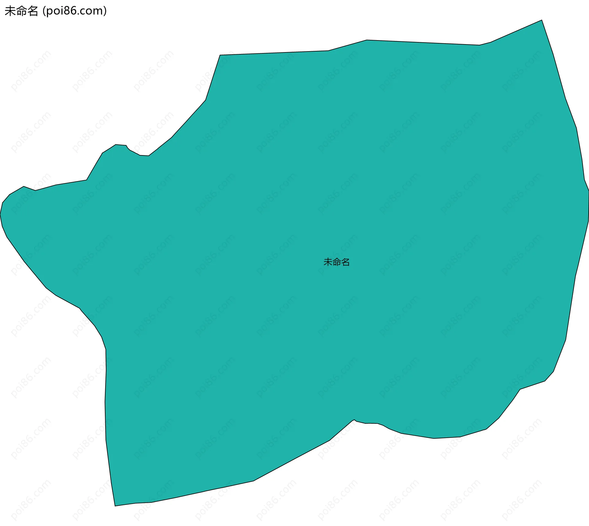 未命名边界地图