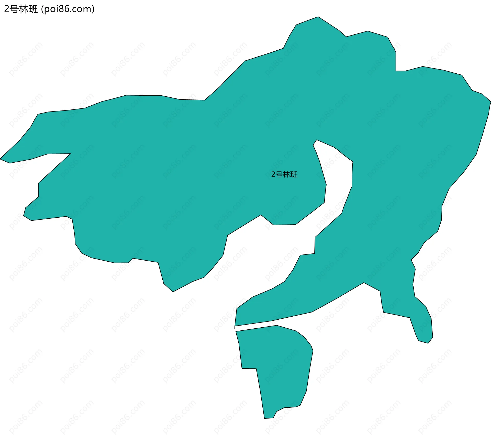 2号林班边界地图