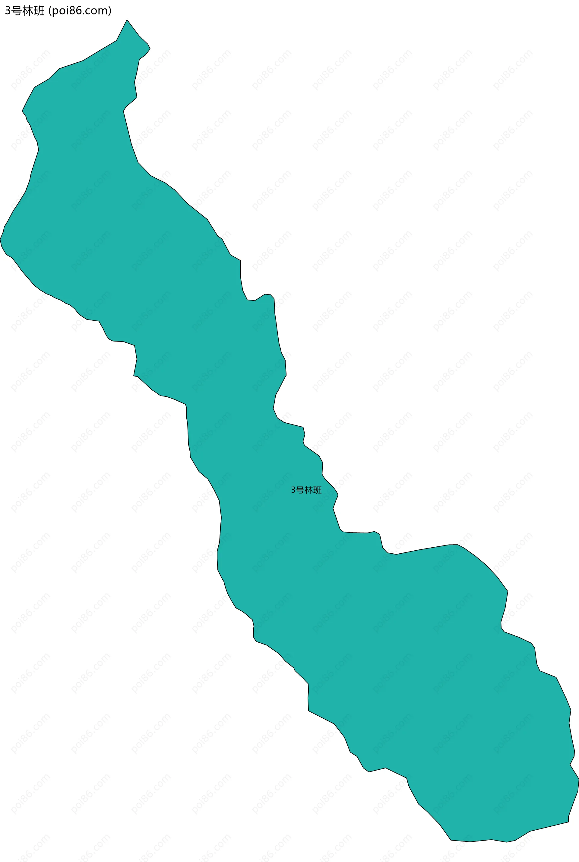 3号林班边界地图