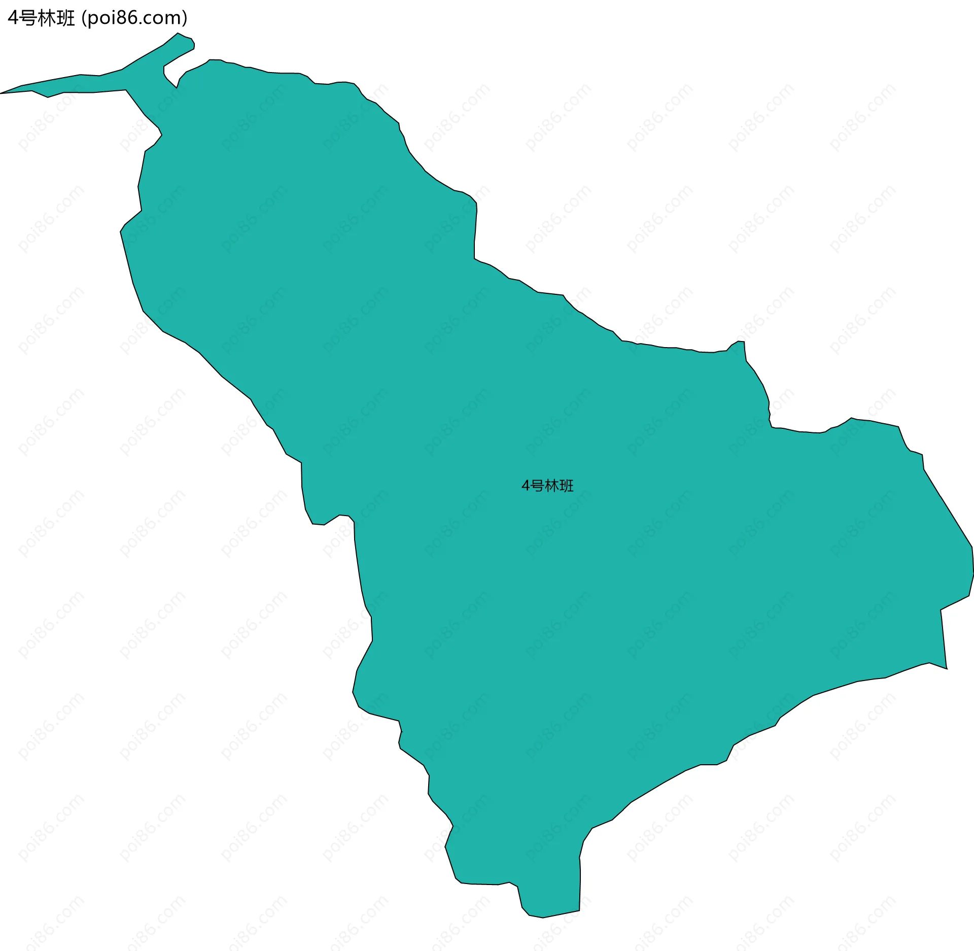 4号林班边界地图