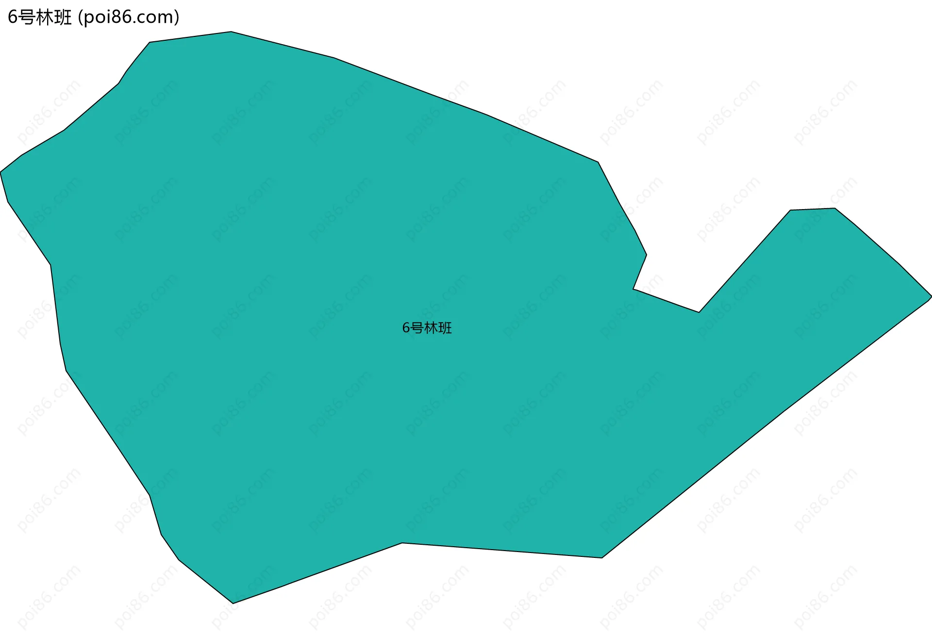 6号林班边界地图
