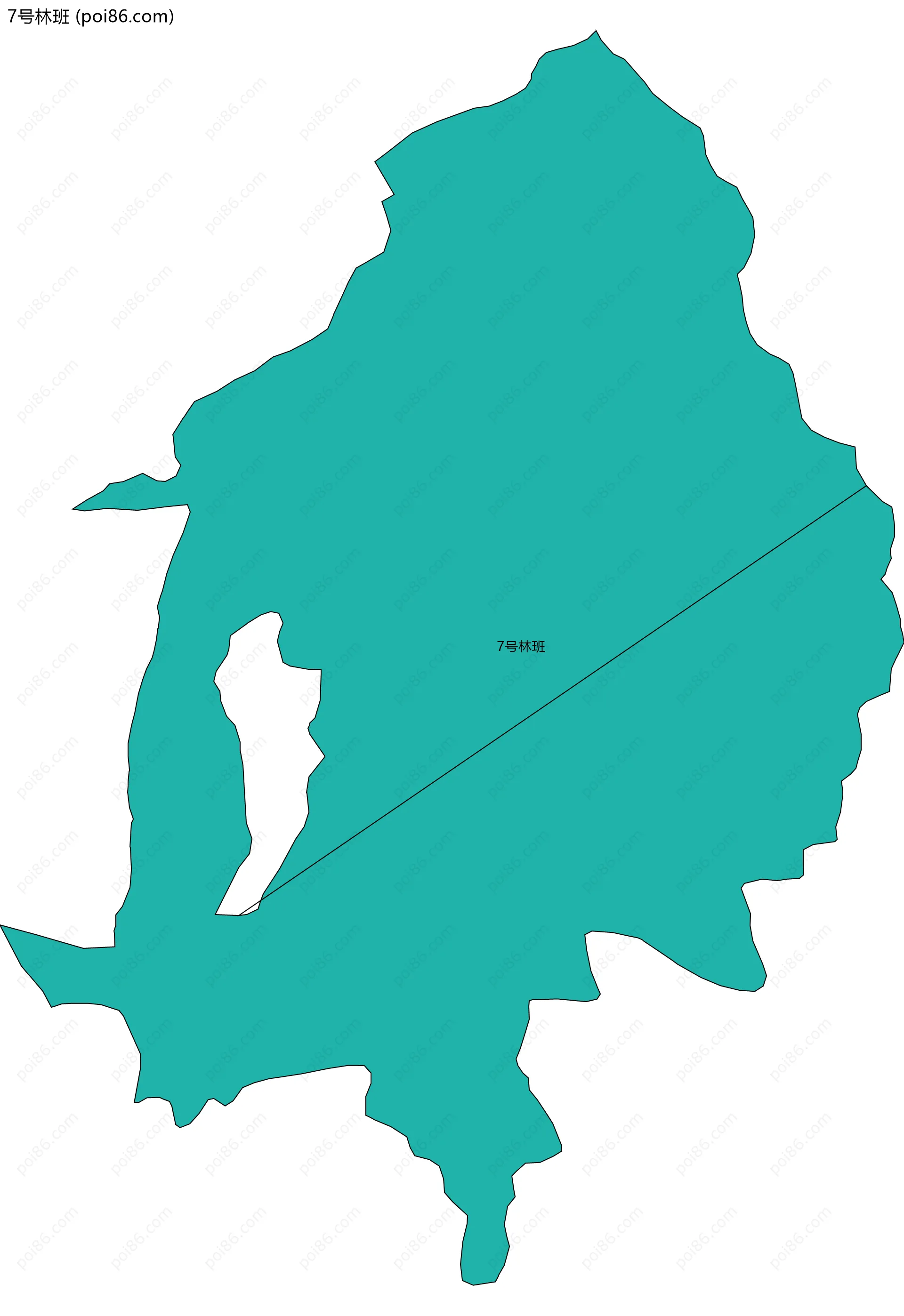 7号林班边界地图