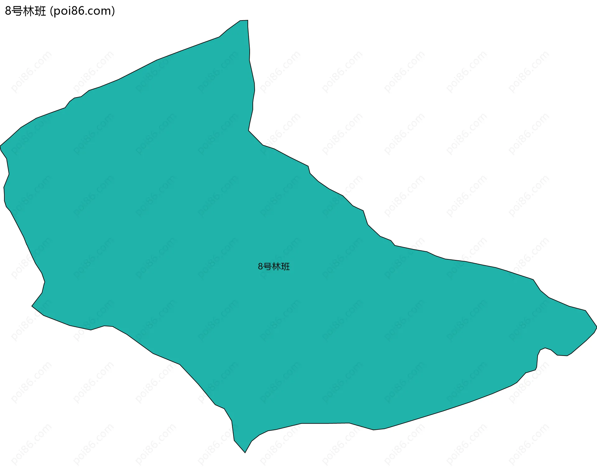 8号林班边界地图
