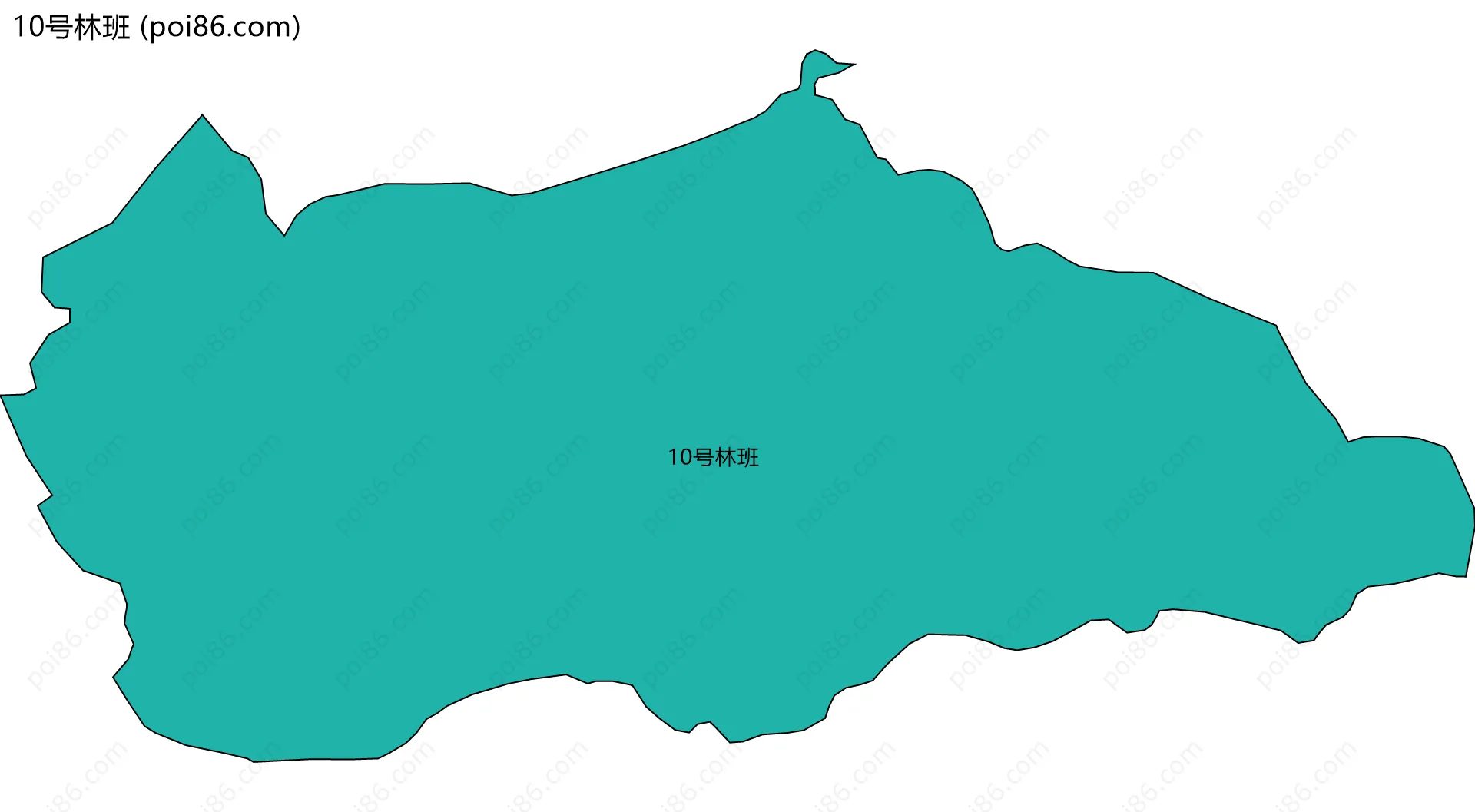 10号林班边界地图