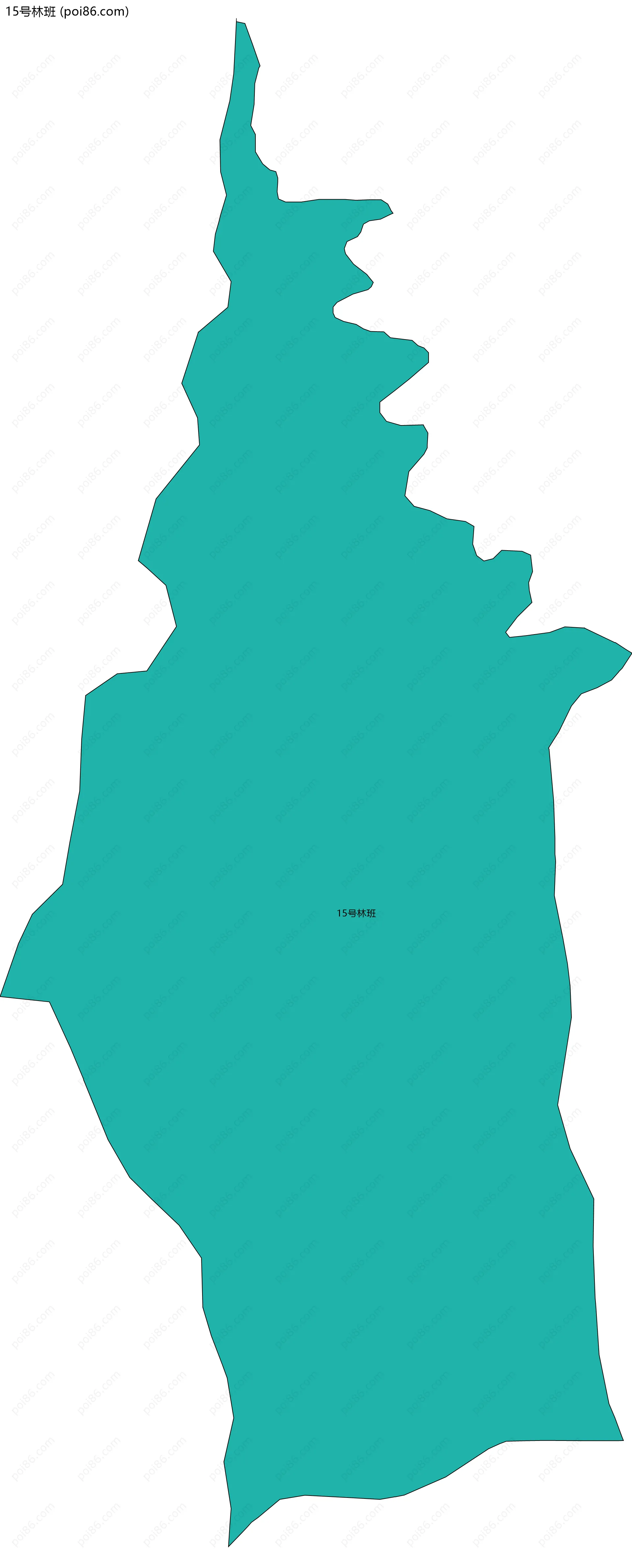 15号林班边界地图