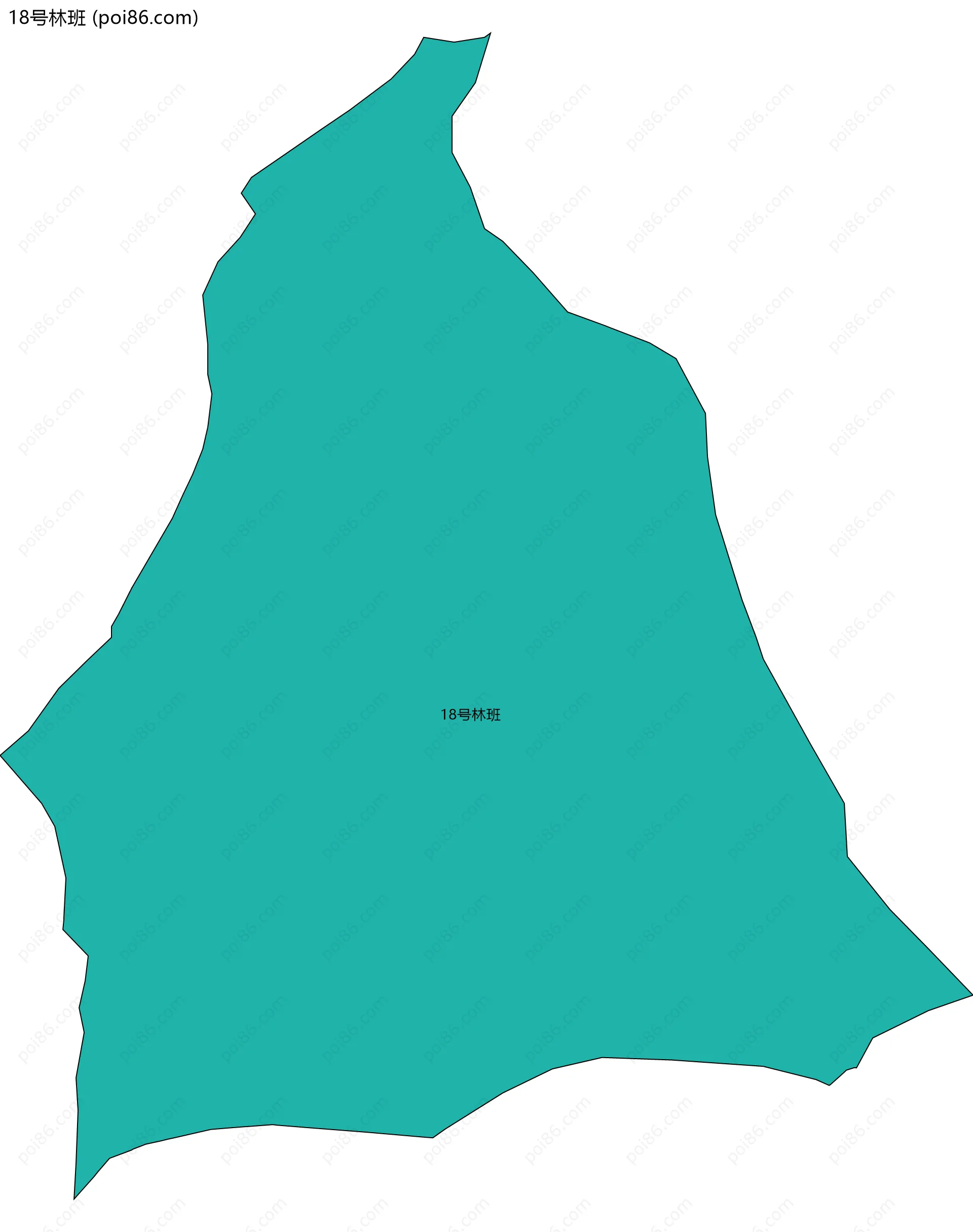 18号林班边界地图