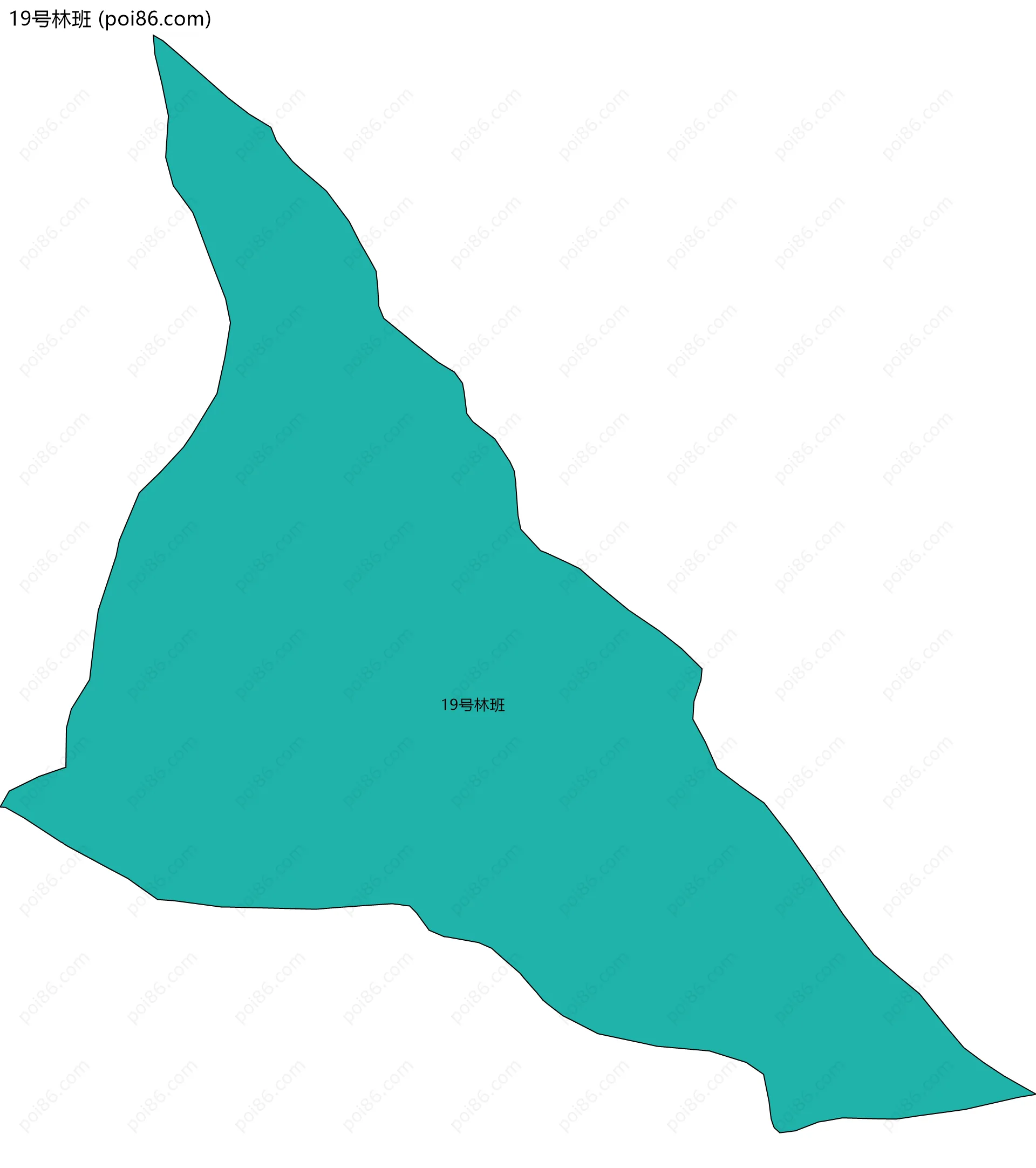 19号林班边界地图