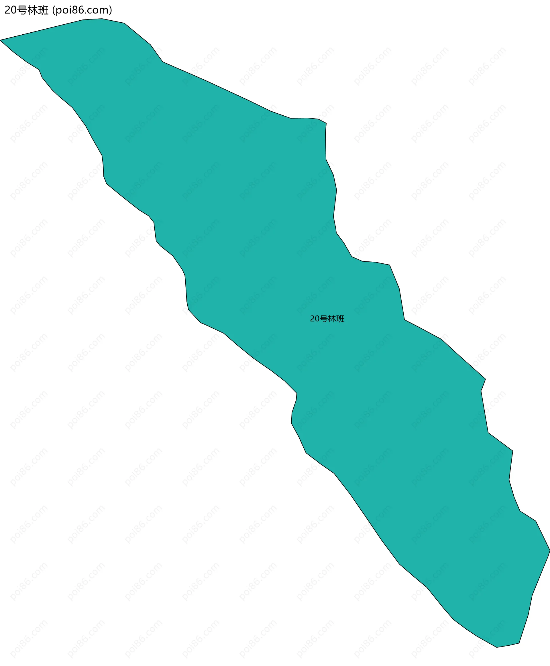 20号林班边界地图