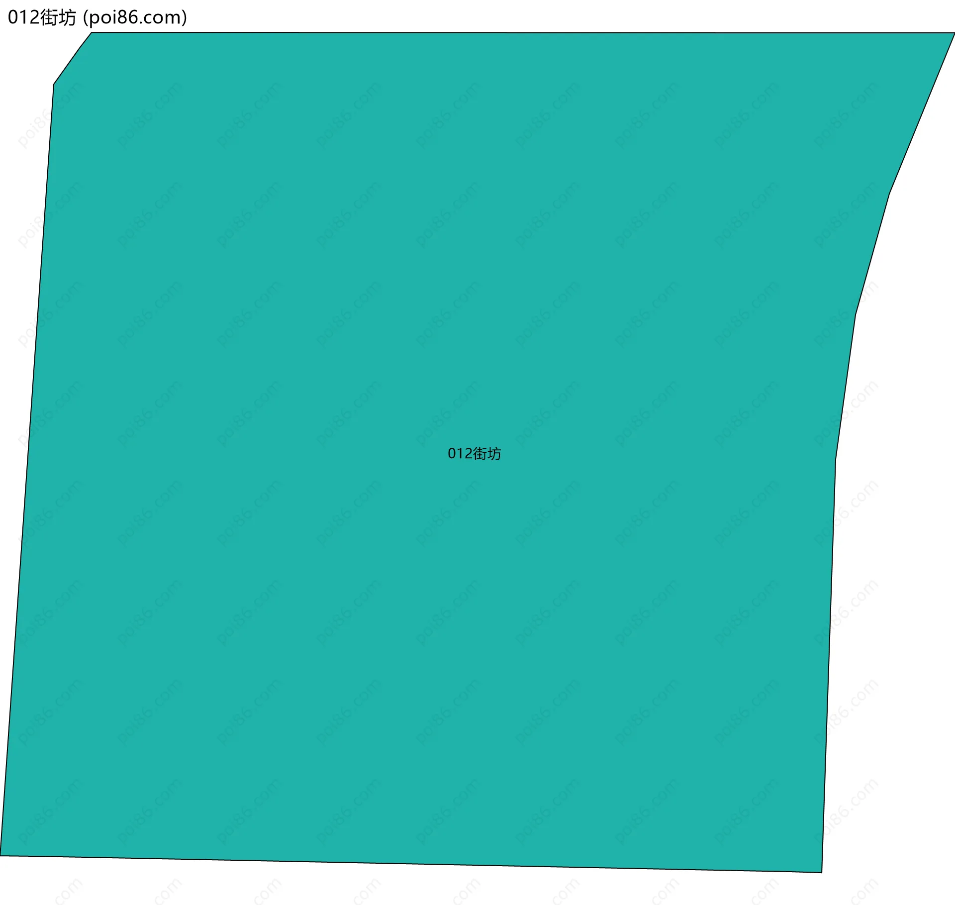 012街坊边界地图