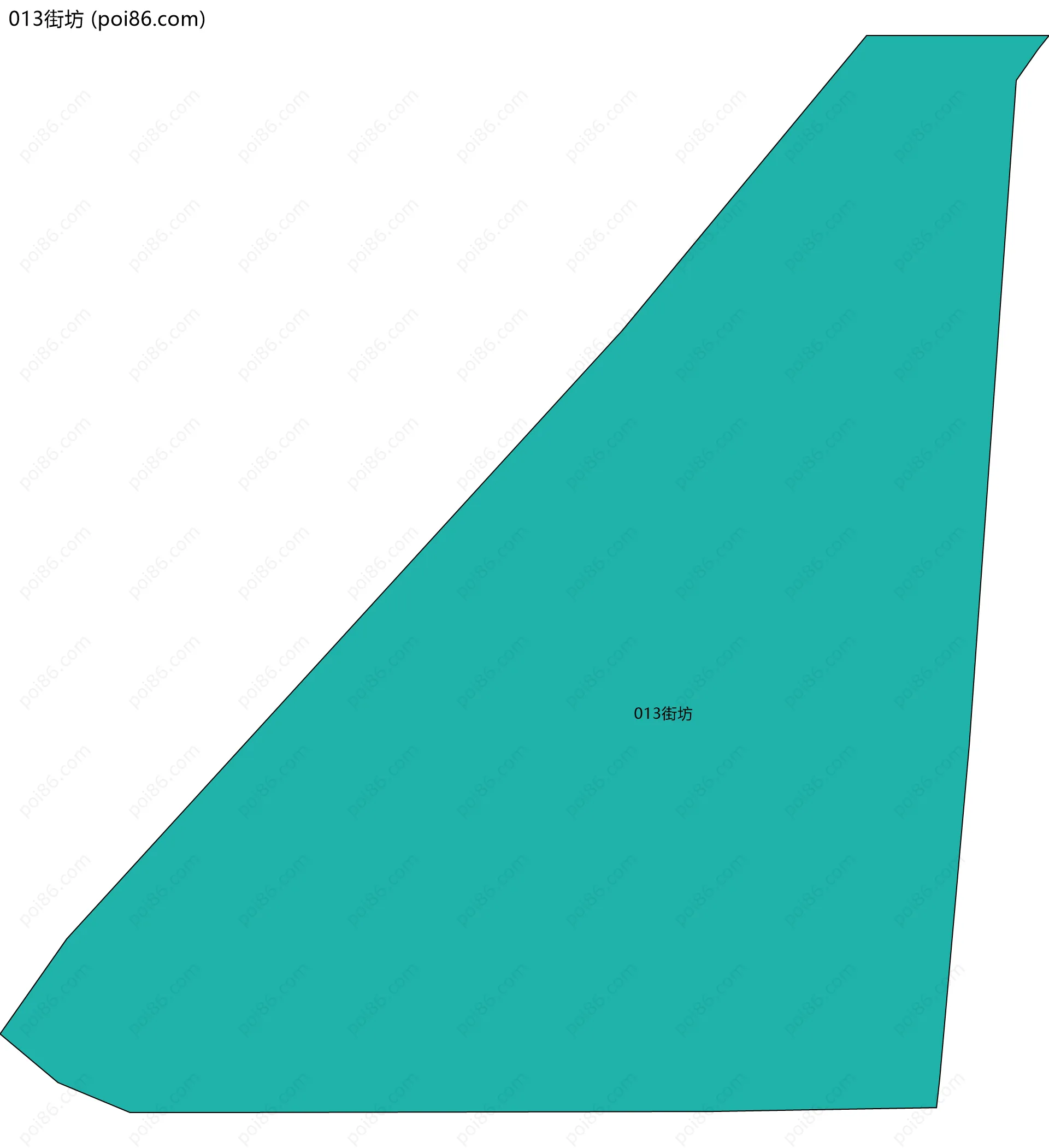 013街坊边界地图
