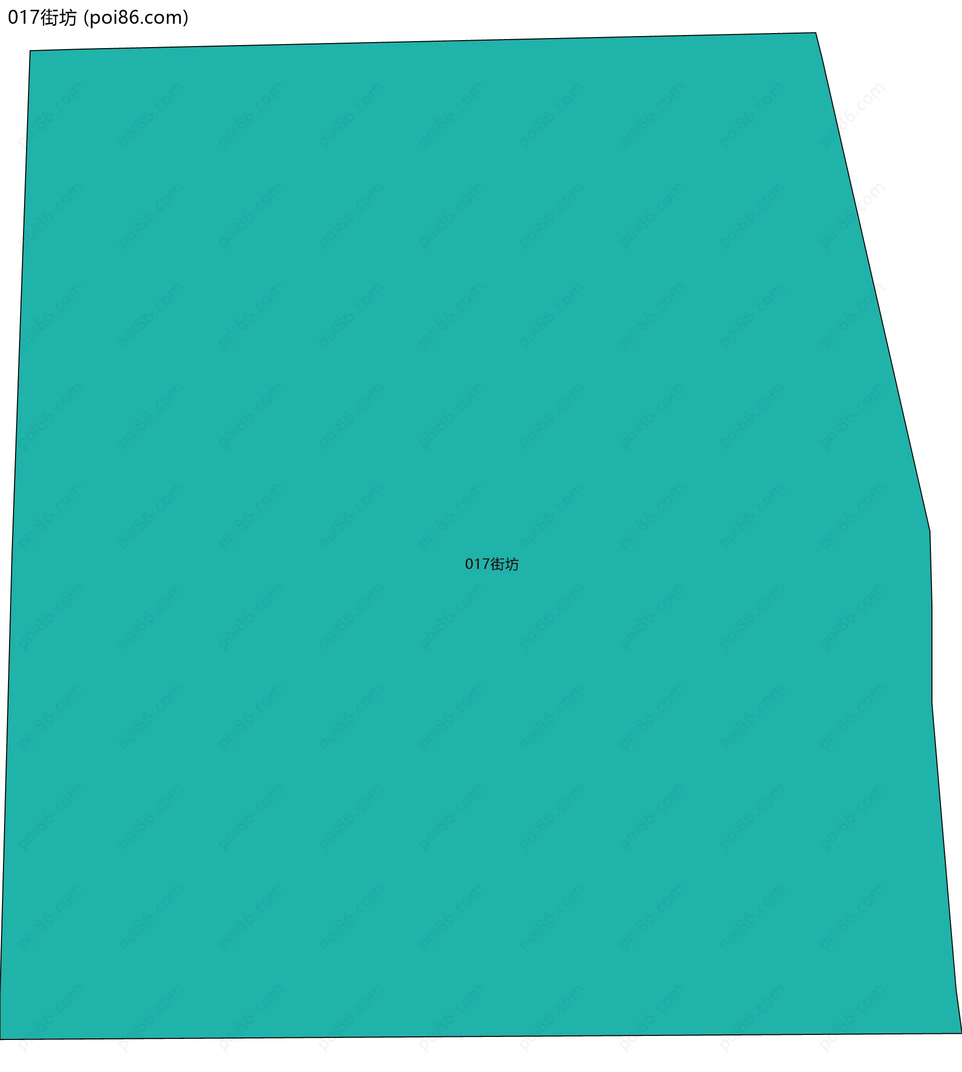 017街坊边界地图
