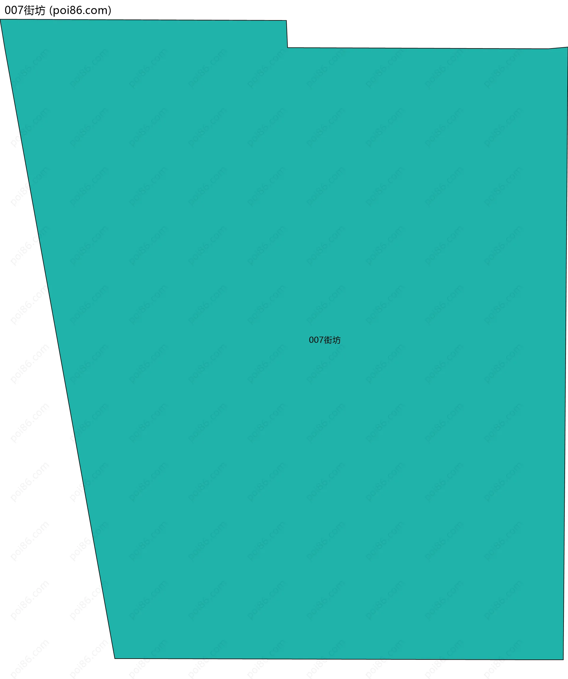 007街坊边界地图