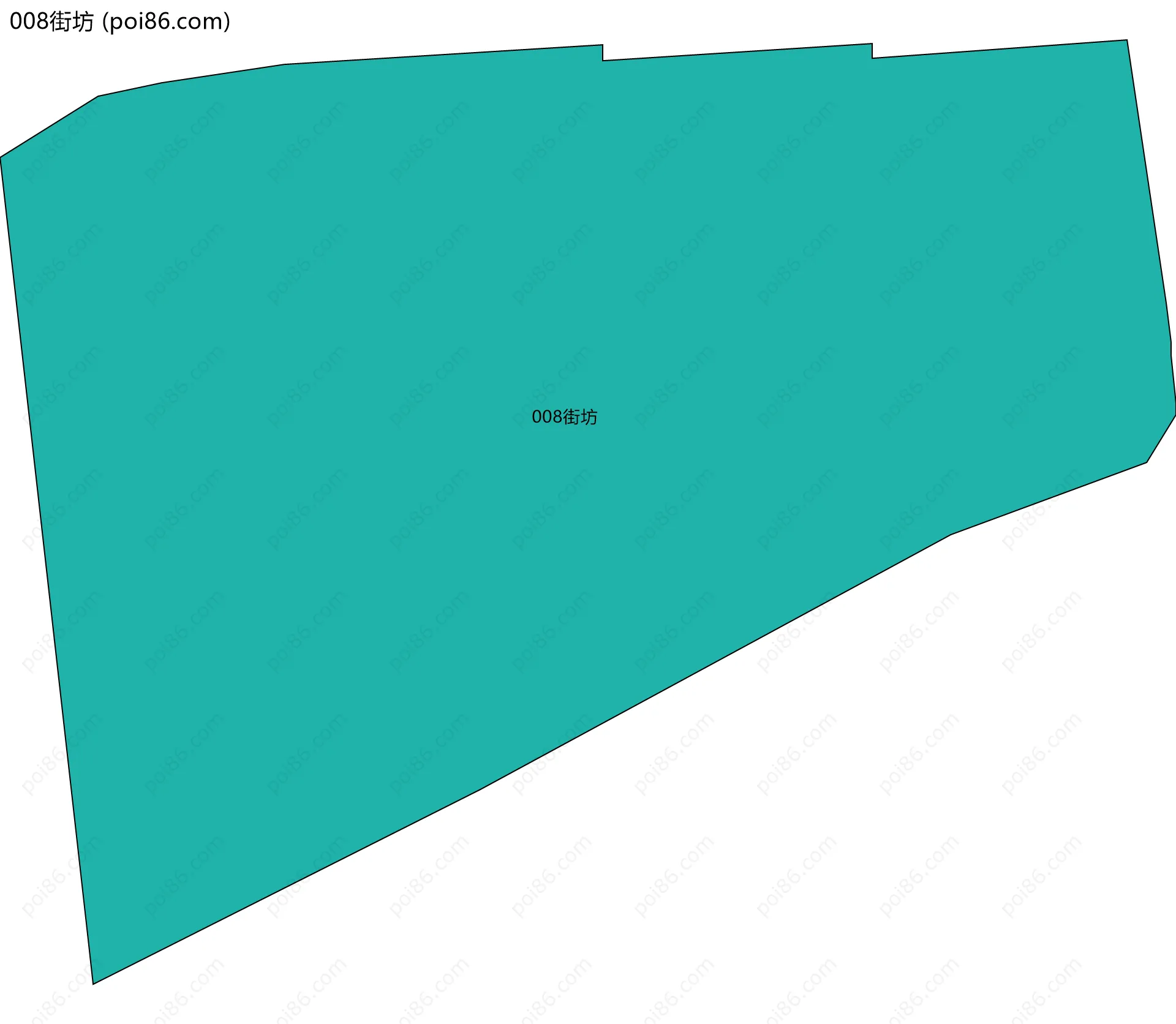 008街坊边界地图