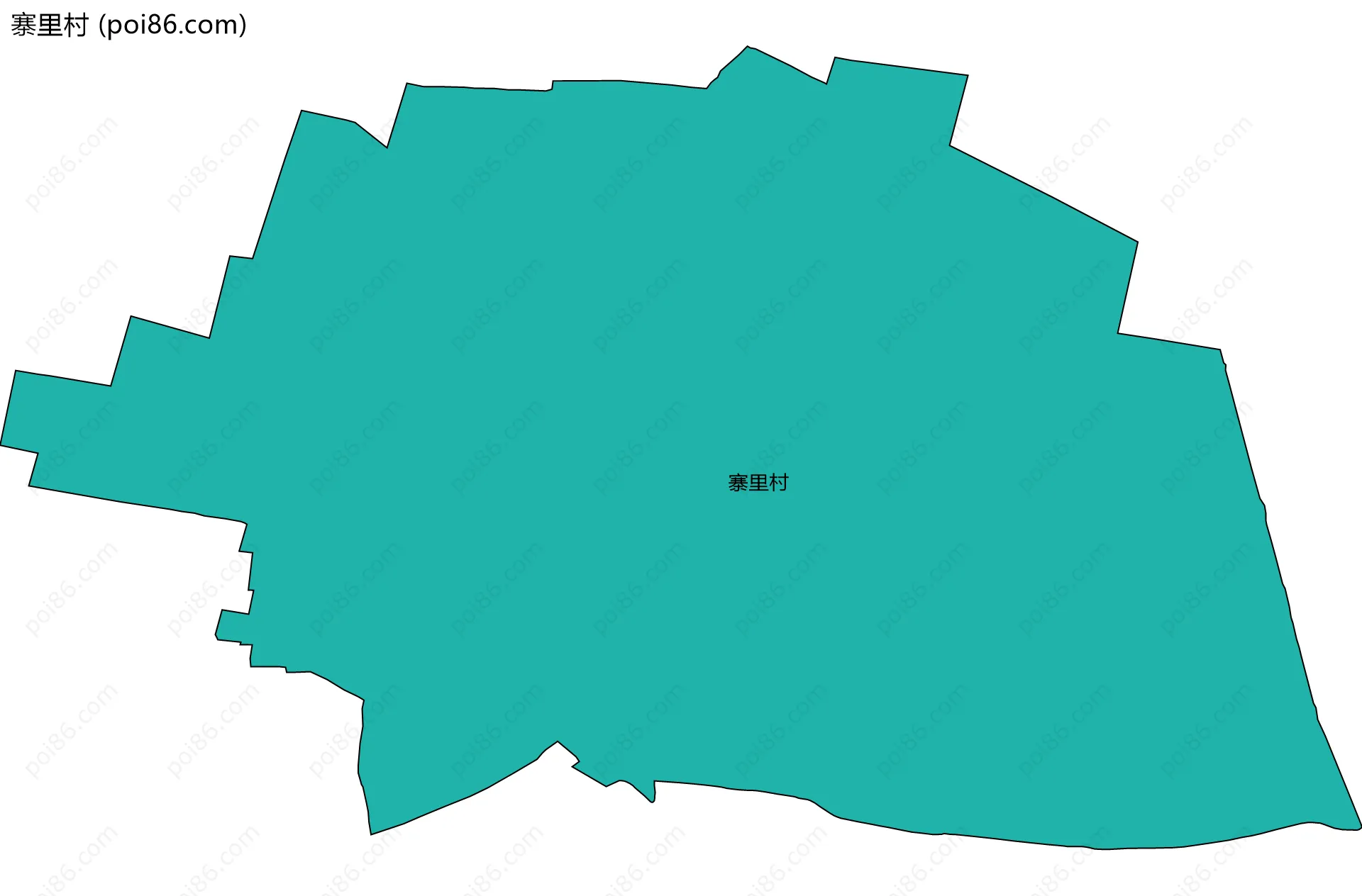 寨里村边界地图