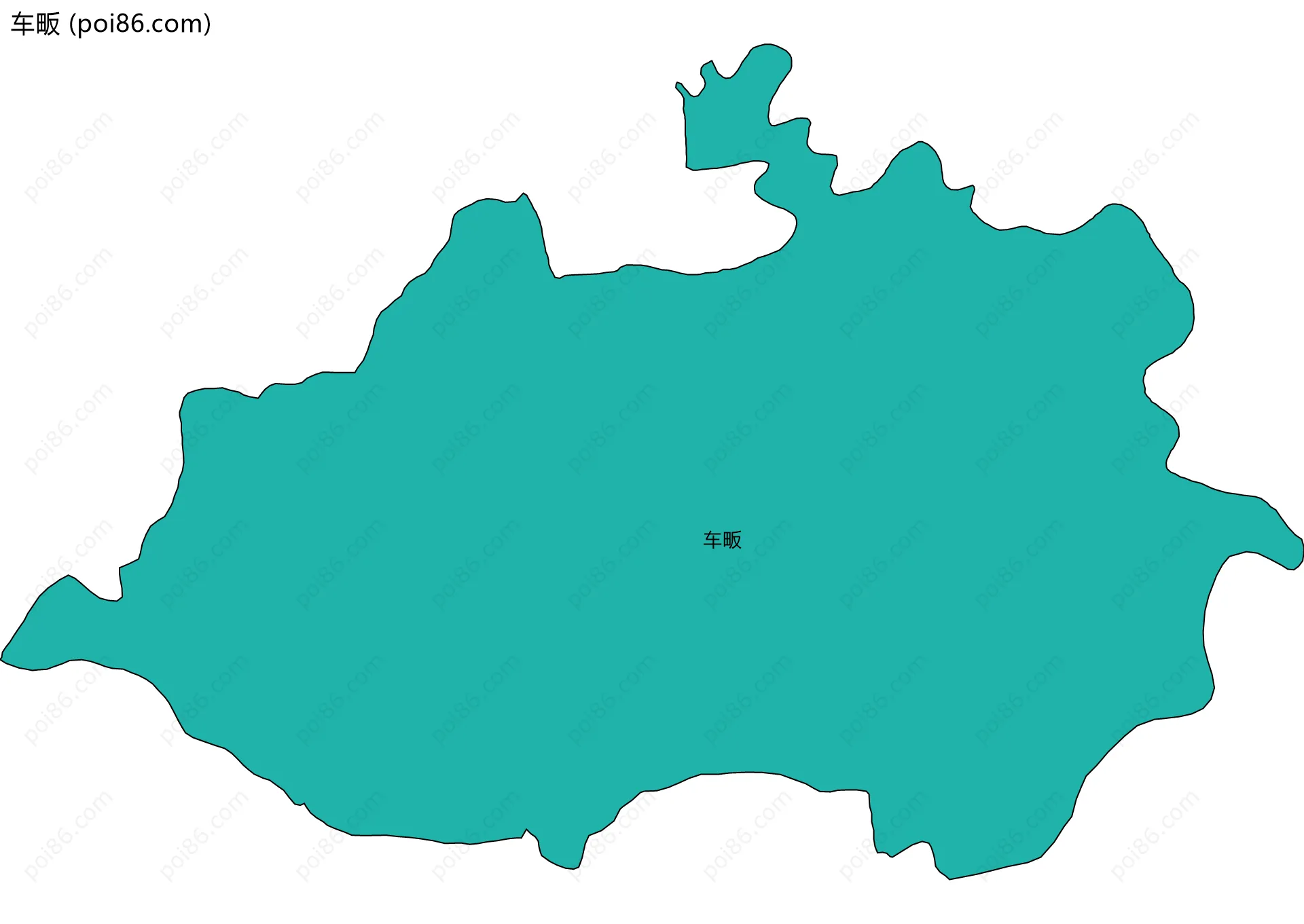 车畈边界地图