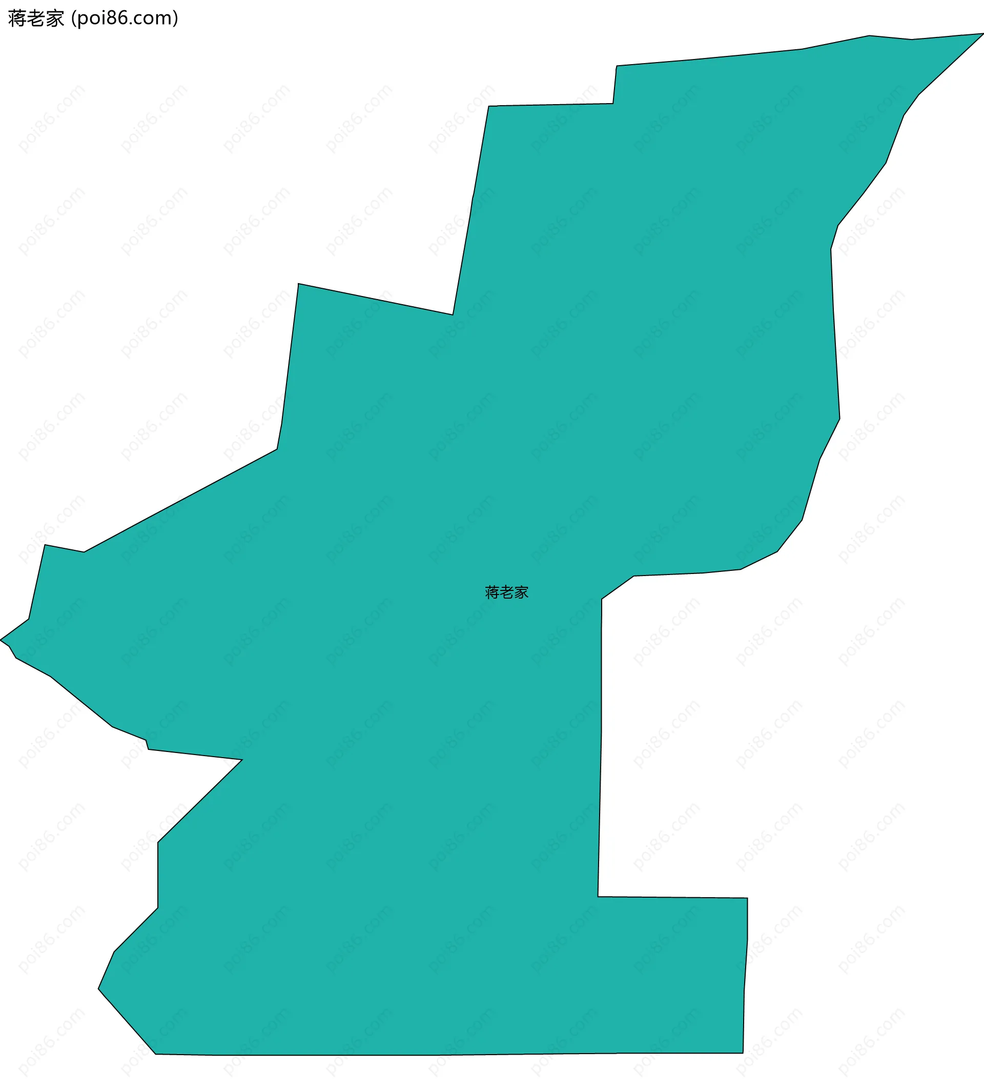 蒋老家边界地图