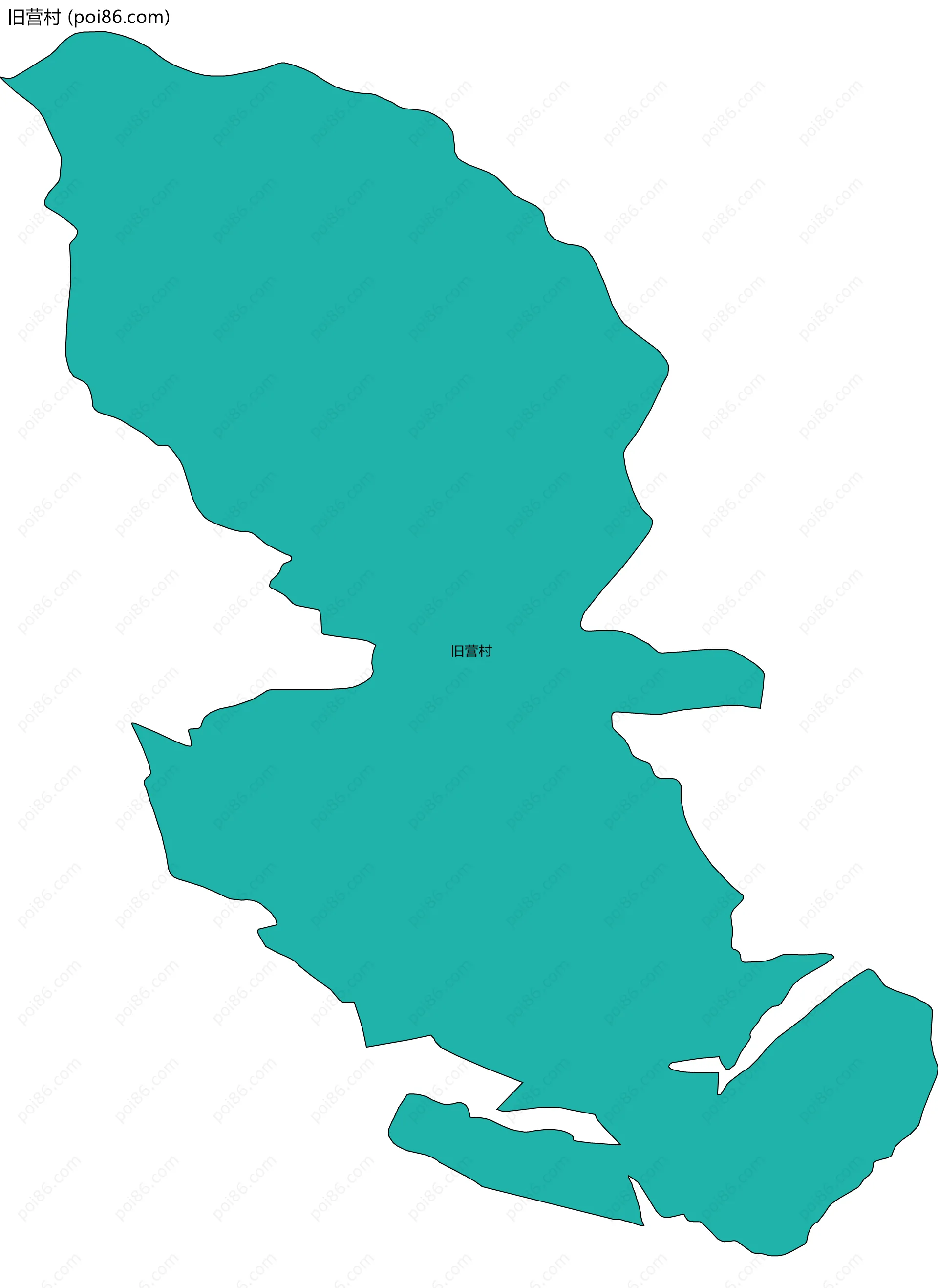 旧营村边界地图